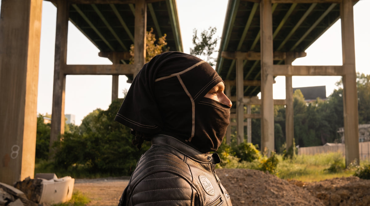 Extended Balaclava - V1 Black & Gold