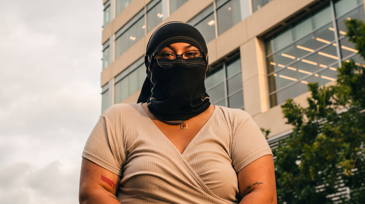 Extended Balaclava - V1 Black & Gold
